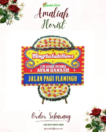Sewa Papan Bunga Takofi